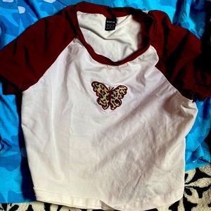 Size small EU 36 US 4 graphic tee brand shein